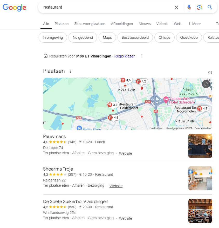 SERP Places